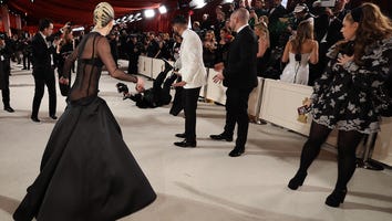 Lady Gaga Rushes to Help Photographer Who Fell on 2023 Oscars Red Carpet